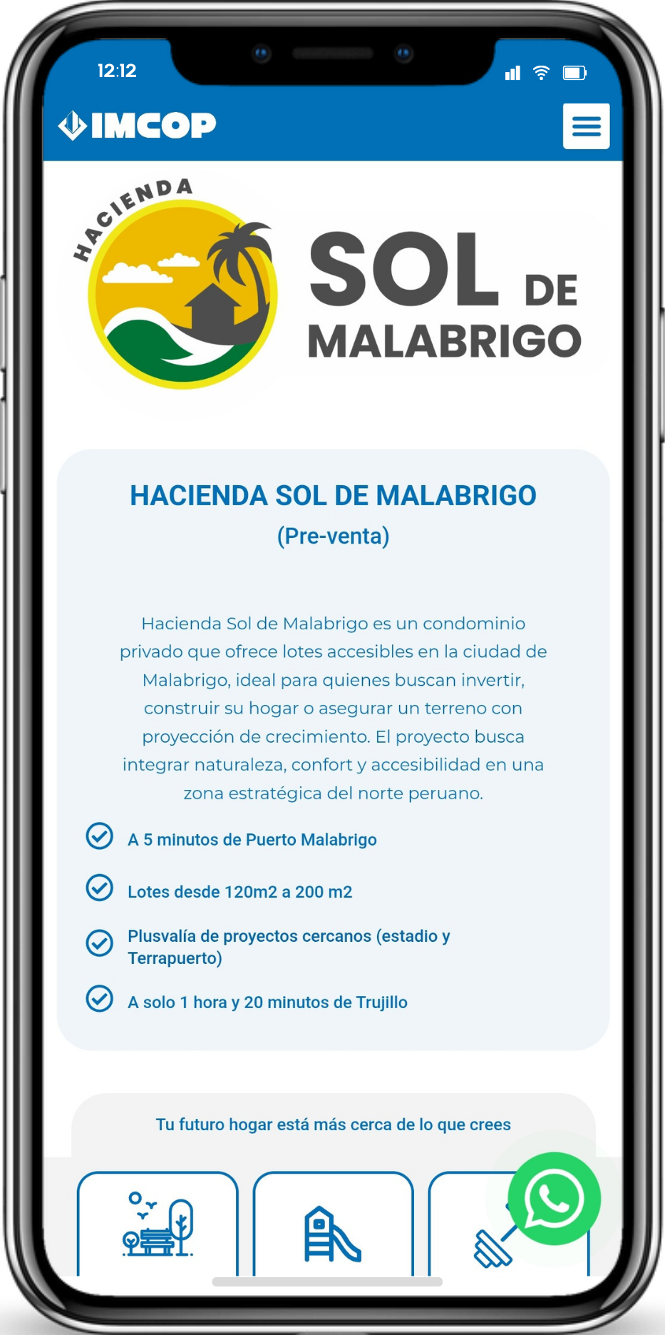 Proyectos inmobiliarios IMCOP